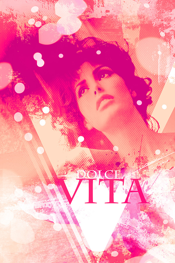 La Dolce Vita Poster - Lebendige Farben