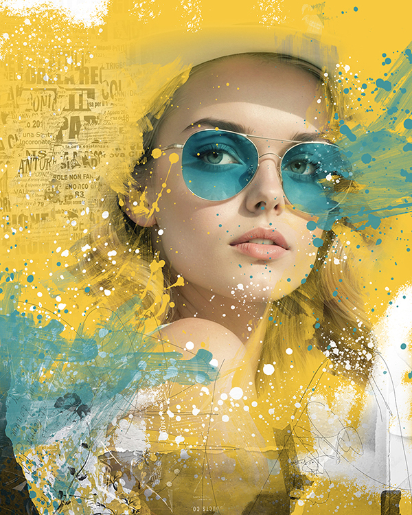 Fashion Portrait Grafik