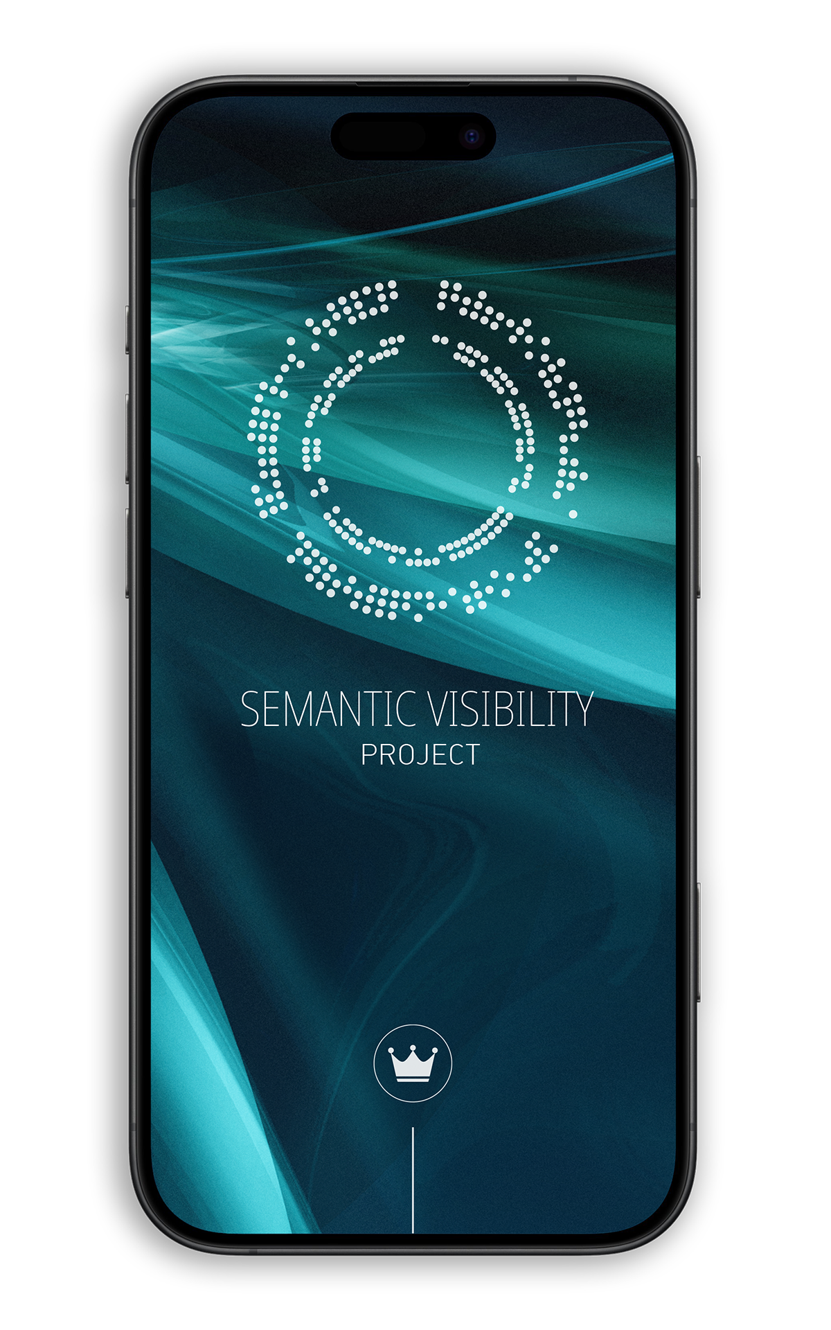 Promotion Image Mobiltelefon-Screen mit Logo